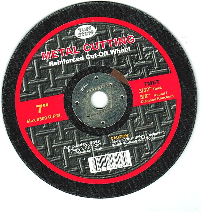 7" x 3/32" x 5/8" Cut-Off Wheel (Type 1)