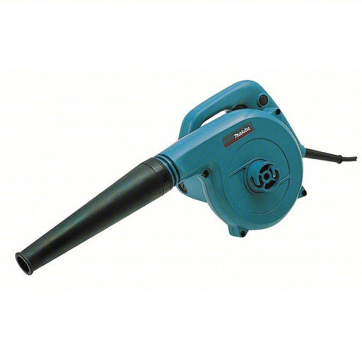 [14F192] MAKITA Corded Handheld Leaf Blower: 145 cfm Max. Air Flow, 203 mph Max. Air Speed, 1 Speeds