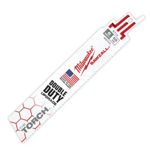 [Milwaukee:48-01-2712] 6" 10 TPI The Torch SAWZALL Blades (Bulk - 25 Pk)